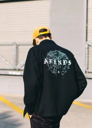 Afends Mens Webs - Coach Jacket