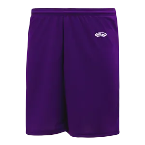 Athletic Knit (AK) BAS1300Y-010 Youth Purple Baseball Shorts