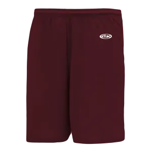 Athletic Knit (AK) BS1700L-009 Ladies Maroon Basketball Shorts