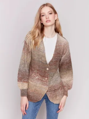 AUTUMN BOUCLE KNIT CARDIGAN