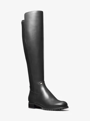 Stylish Britt Michael Kors Black Riding Boots for Women – Premium Leather, Comfort Fit, Equestrian-Inspired Design