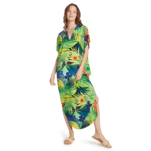 Casablanca Dress - Jungle Palm