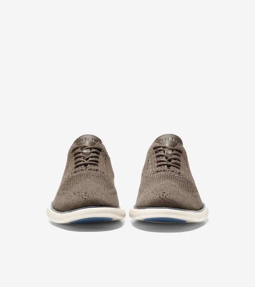 Cole Haan Mens 2.Zerogrand Stitchlite Oxford Shoes - Morel/Tea Leaf/Ensign Blue Colorway