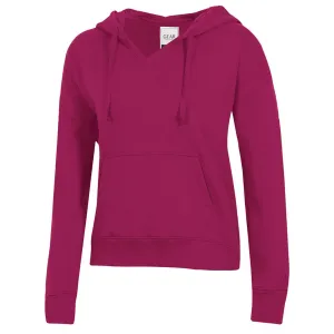 Dark Fuscia Hooded Sweatshirt