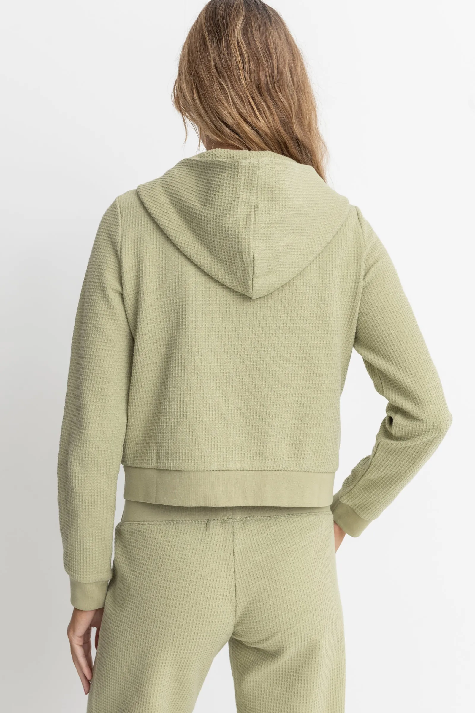 Light Layers Zip Up Sage