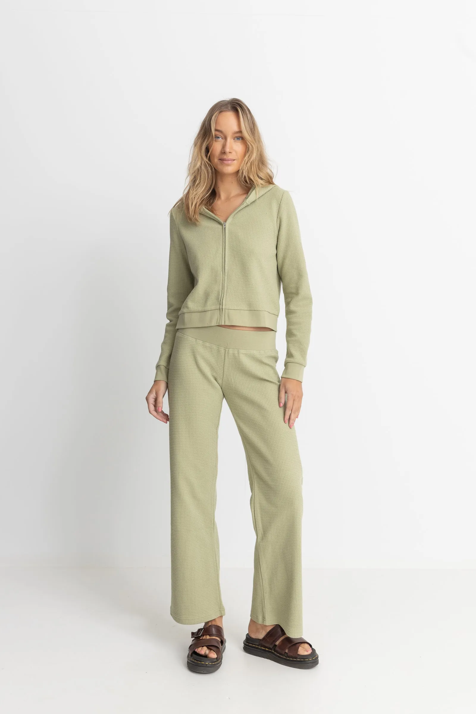 Light Layers Zip Up Sage