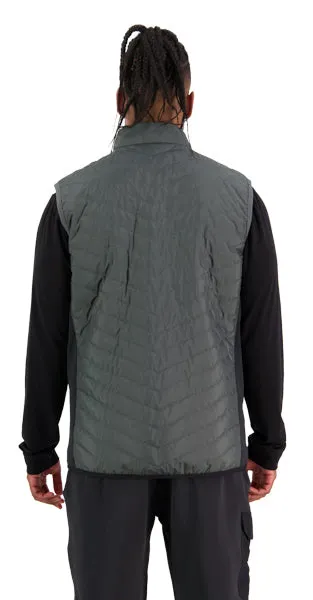 Mons Royale Arete Wool Insulation Vest Mens Burnt Sage / Black